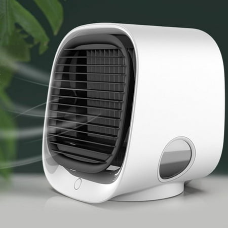 Air Cooler Fan USB Mini Portable Air Conditioner Fan Desk Space ...