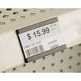 thumbnail image 2 of Magnetic UPC Label Holder for Pharmacy Shelves & Gondola Shelf Ticket Channel, Accepts 2" L x 1.25" H Labels, 100 Pack, 2 of 5