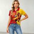 thumbnail image 1 of Women's Football Graphic T-Shirt, Women's Fashion Printed Short Sleeve Sports Top, Casual Athletic Workout Tee for Soccer Tournament 2026 Red Size: 2XL, 1 of 5