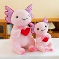 thumbnail image 3 of ddioayh Adorable Heart-shaped Axolotl Plush Toy - Soft & Cuddly Stuffed Animal, Ideal Gift for Kids and Adults, 3 of 6