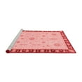 thumbnail image 2 of Ahgly Company Machine Washable Indoor Rectangle Oriental Red Traditional Area Rugs, 7' x 10', 2 of 4
