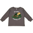 thumbnail image 3 of Inktastic My First Camping Trip-Camping Hedgehog Boys or Girls Long Sleeve Toddler T-Shirt, 3 of 5