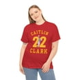 thumbnail image 4 of 2024 Caitlin Clark #22 layup for Basketball for fan gifts Unisex Cotton Tee, 4 of 7