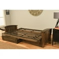 thumbnail image 2 of Kodiak Furniture Washington Queen-size Wood Storage Futon-Saddle Brown Mattress, 2 of 5