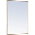 thumbnail image 6 of Metal frame Rectangle Mirror 24 inch Silver, 6 of 7