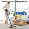 thumbnail image 3 of INSE Cordless Vacuum Cleaner,6 in 1 Powerful Stick Handheld Vacuum,35Kpa Vacuum Cleaner,45min Runtime,Lightweight Cordless Stick Vacuum for Hard Floor Carpet Pet Hair, 3 of 11