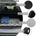 thumbnail image 6 of FOR U DESIGNS Vintage Flower Print All Weather Trunk Mat for Pet Non-Slip Stylish Cargo Liner Durable Dustproof Rear Trunk Protection for SUV Sedan, 6 of 7