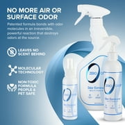 Zero Odor Multi-Purpose Odor Eliminator Spray Kit Home Air & Surface Deodorizer 3 Pack