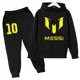 thumbnail image 3 of Conjunto de sudadera con capucha y pantalones largos de moda infantil con la superestrella argentina de fútbol número 10, ropa para niños, primavera y otoño, ropa deportiva Messi, 3 of 4