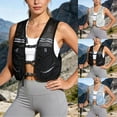 thumbnail image 4 of Running Hydration Vest,Lightweight Reflective Sports Vest with Water Bottle & Phone Pockets,Adjustable Chest Strap for Marathon, Hiking, Cycling, Men Women, 4 of 5