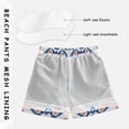 thumbnail image 3 of FORMRS Boys Swim Trunks Quick Dry Mesh Liner Boardshorts Sizes XS-XL, Mosaic Flowers Pattern, 3 of 7
