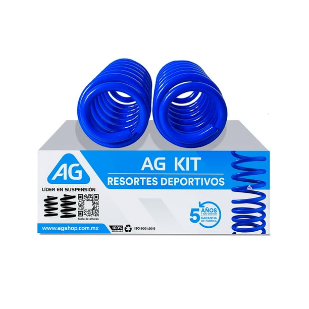 Resortes AG Kit para Auto Traseros para Audi A3 (8V) 2012 a 2022 2 Piezas Nuevos