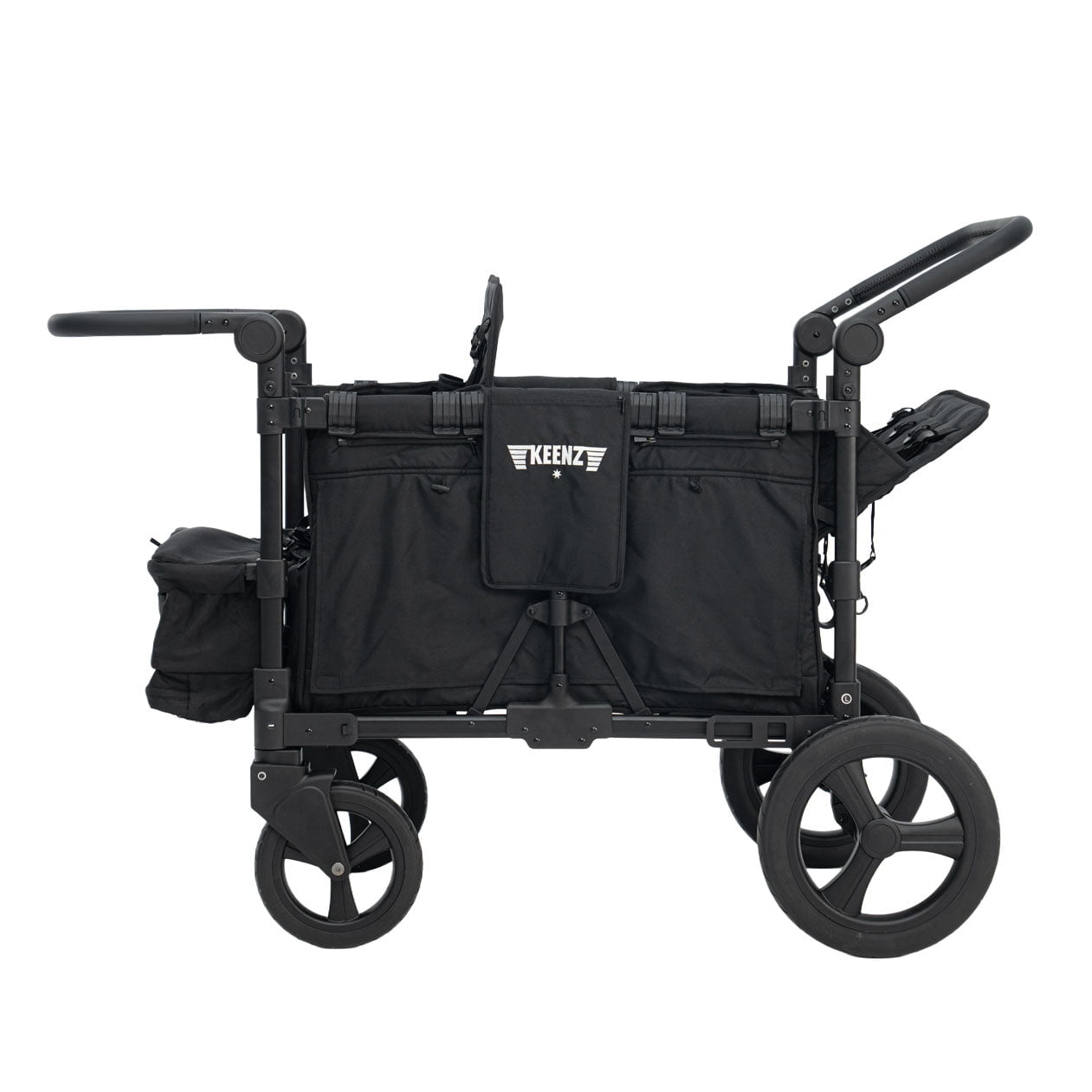 Keenz MOOV 4-Passenger Stroller Wagon – Full-Featured Comfort for Big Adventures | Black
