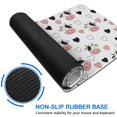thumbnail image 6 of Long Mouse Pads for Desk,White Cow Heart Pattern Desk Mats on Top Of Desks, Desk Mouse Pad Extra Large with 3mm Non-Slip Base and Stitched Edge for Gaming,Office,Work,Home 31.5"x11.8", 6 of 6