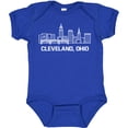 thumbnail image 3 of Inktastic Cleveland Ohio Skyline Boys or Girls Baby Bodysuit, 3 of 5