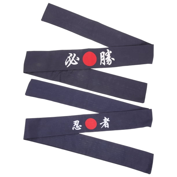 Milisten 2Ud Bandana Chef De Estilo Japonés De Transpirable Para Uso Diario