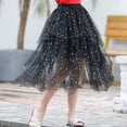 thumbnail image 2 of Zanarzt Skirts for Girls Tutu for Girls Skirt Layered Tulle Ballet Dance Princess Dress Birthday Outfit Black,11-12 Years, 2 of 4