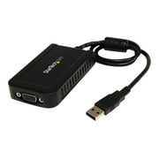 StarTech.com USB to VGA Adapter - 1920x1200 - External Video & Graphics Card - Dual Monitor Display Adapter - Supports Windows (USB2VGAE3) - USB / VGA adapter - TAA Compliant - USB (M) to HD-15 (VGA) (F) - USB 2.0 - 1.6 ft - 1920 x 1200 (WUXGA) support - gray - for P/N: MXT101MM