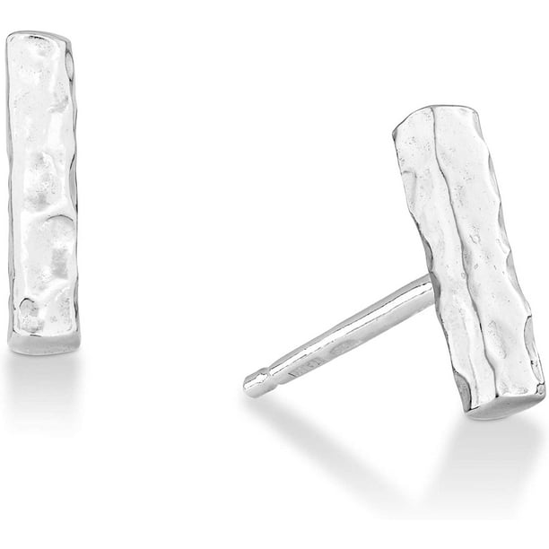 Flat bar clearance stud earrings