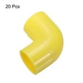 thumbnail image 3 of Conduit Coupler 90 Degree Elbow Fittings 16mm Yellow Change Direction Hose Electrical Conduit Pack of 20, 3 of 6