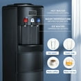 thumbnail image 6 of Auseo 3-in-1 Water Cooler Dispenser with Built-in Ice Maker, Top Loading Water Coolers with 3 Temperature Settings, 5 Gallon Bottle, Child Lock, 27Lbs/24H Ice Maker Machine-Black, 6 of 7