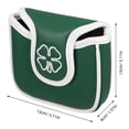 thumbnail image 2 of OULII Durable Green PU Golf Club Cover for Portable Putter Club and Easy Use, 2 of 8