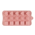 2024 New Clearance Silicone Chocolate Model Cake Model 15 Love Hearts