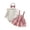 Pink, variant on YDFCWXW Newborn Infant Girls Clothes Set Ruffle Top Plaid Overall Dress with Bow Headband 0-18M (Pink, 3-6 Months)