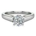 thumbnail image 5 of 0.50 Carat E VS Round Brilliant Diamond Engagement Ring For Women 18k White Gold 4 Prong Solitaire Setting, 5 of 7