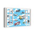 thumbnail image 2 of Creative Products Colorful Planes Window 16x24 Canvas Wall Art, 2 of 4