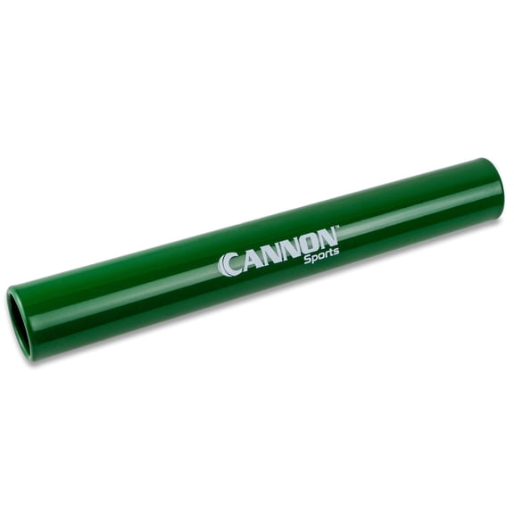Cannon Sports Aluminum Track Relay Baton for Running, Training & Track and Field Gifts (Green)