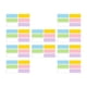 thumbnail image 5 of Divisor de notas adhesivas Notas adhesivas Escribible a prueba de agua a prueba de aceite de color para la oficina o el trabajo Papelería duradera , Colores 60 Pastillas Colores 60 Pastillas L, 5 of 8