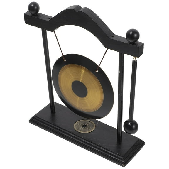GOOHOCHY Brass Gong for Desktop Decor with Durable Perfect for Home Office Set