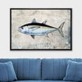 thumbnail image 2 of wall26 Framed Canvas Print Wall Art Black Fin Tuna Fish on Granite Background Marine Life Animals Digital Art Realism Nautical Scenic Colorful Ultra for Living Room, Bedroom, Office - 24"x36&quo, 2 of 5