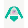 thumbnail image 4 of Justice Girls 2 Piece Long Sleeve Rashguard Swimsuit, Sizes XS-XL, 4 of 7