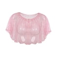 thumbnail image 2 of Châle pour Femmes Mode Mariage Été Occasion Formelle Soirée Cape Rose, 2 of 7