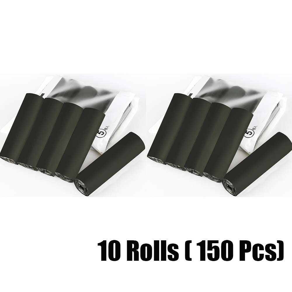 5/10/15 Rolls Kitchen Trash Bags Portable Camping Festival Toilet Home