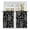 Black, variant on Mint Green Botanical Kitchen Curtain for Berdoom Living Room Cafe 72 Inch Length, Spring Summer Chic Wildflowers Tiers Curtains Light Filtering Drapes Rod Pocket Window Treatment 2 Panels 52"Wx72"L