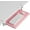 Pink, variant on KMT01 Under Desk Keyboard Tray, Pull-Out Keyboard & Mouse Platform with C-Clamp, 25.6 x 11.8 in Space-Saving Ergonomic Slide-Out Drawer, Black Carbon Fiber