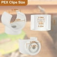 thumbnail image 4 of PEX Clips Pipe Clamp, 100Pcs 1/2 Inch Pipe Clamp for PVC Water Pipes and Tubing Hoses, Plastic U-Shaped Pipe Clamp Tools, 4 of 7