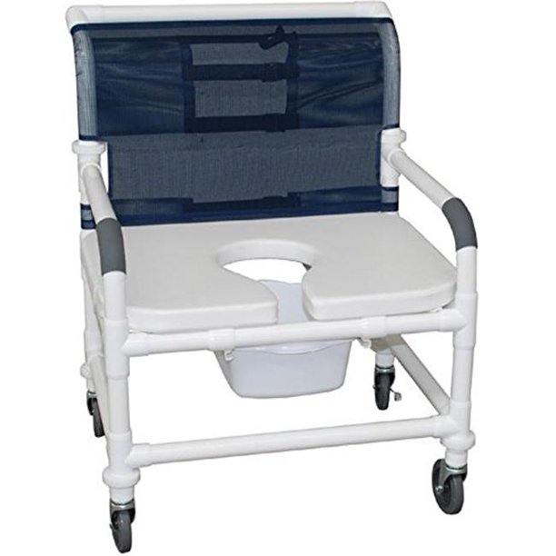 MJM International 1264NBFSSSDDA Extrawide shower chair 26 in