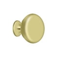 thumbnail image 2 of Deltana KR114U3 Knob Round Solid; Bright Brass Finish, 2 of 2