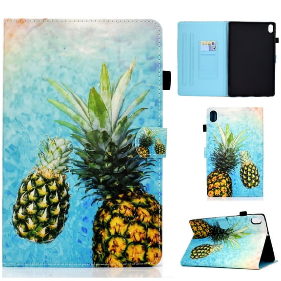 iPad 10th Generation Case 10.9 Inch 2022, TECH CIRCLE Multi-Angle Viewing Lightweight Folio Stand Smart Protective Cover Auto Sleep/Wake for Apple iPad 10th Generation Case iPad 10.9 Inch, Pineapple