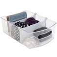Mainstays Closet and Laundry Organizer Bin with Removable Dividers 12