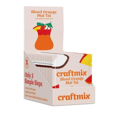 Blood Orange Mai Tai Cocktail Mixers - Pack of 72