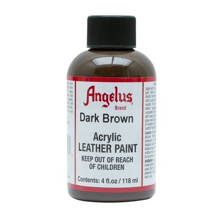 UPC: 0086366740187 | Angelus® Acrylic Leather Paint  4 oz.  Dark Brown