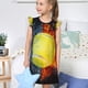 thumbnail image 4 of Balery Tennis Ball In Fire And Water Camisón de princesa para niñas, pijama de algodón con mangas abullonadas, suave y bonito.-XX-Large, 4 of 6