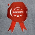 thumbnail image 3 of CafePress - A Product Of Massachusetts T Shirt - Women's V-Neck Dark T-Shirt, 3 of 4