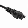 thumbnail image 3 of 5‑15P Male to IEC320 C5 Female Power Cord 18 AWG 0.3m AC Power Short Cord for Computers, 3 of 4