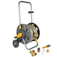 thumbnail image 4 of Hozelock Assembled Hose Cart With Hose Pipe 50m Garden & Tap Connector, 4 of 5